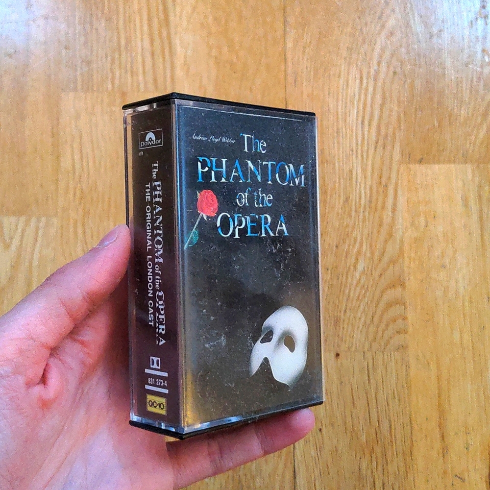 vintage Phantom of the Opera tape cassette